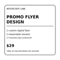 InterState Link Promo Flyer Design service cover